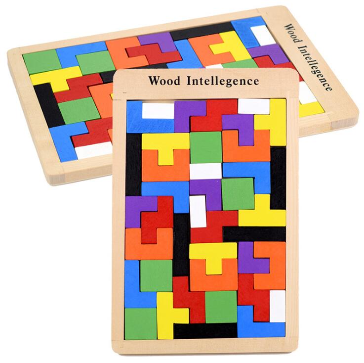 TeTris Jigsaw board wooden