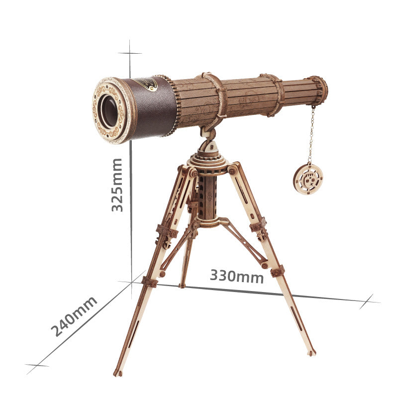 Télescope monotube en bois DIY
