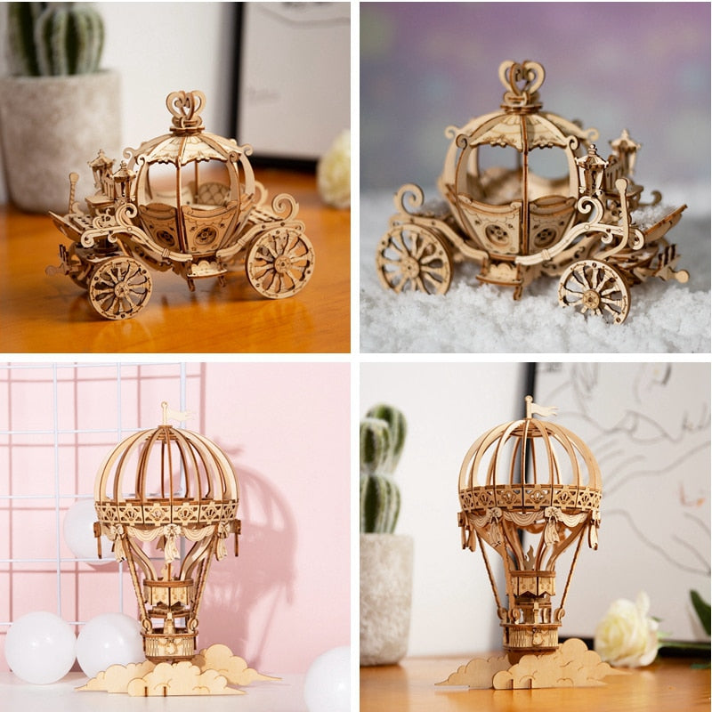 Wooden DIY assembly variety