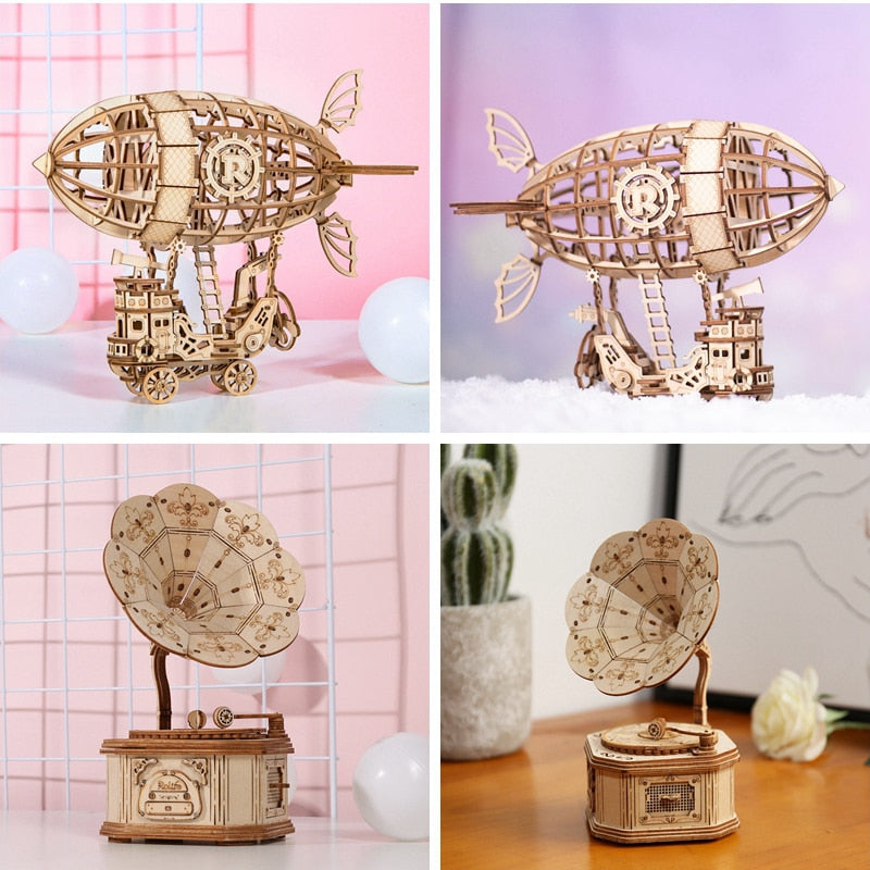Wooden DIY assembly variety