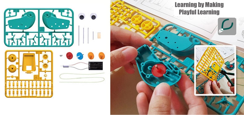 DIY smart solar toys robot