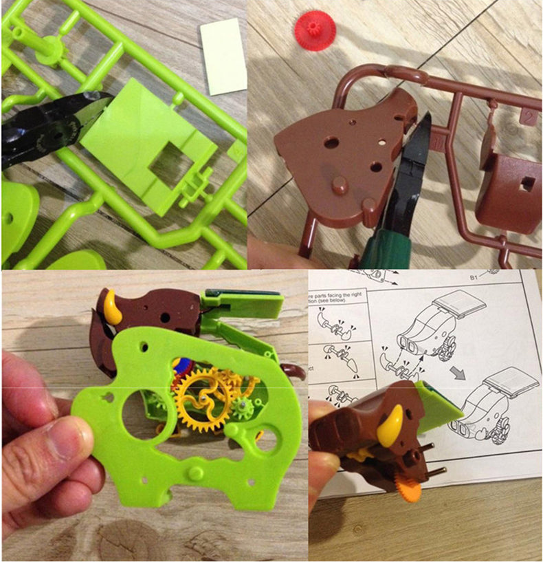 DIY smart solar toys robot