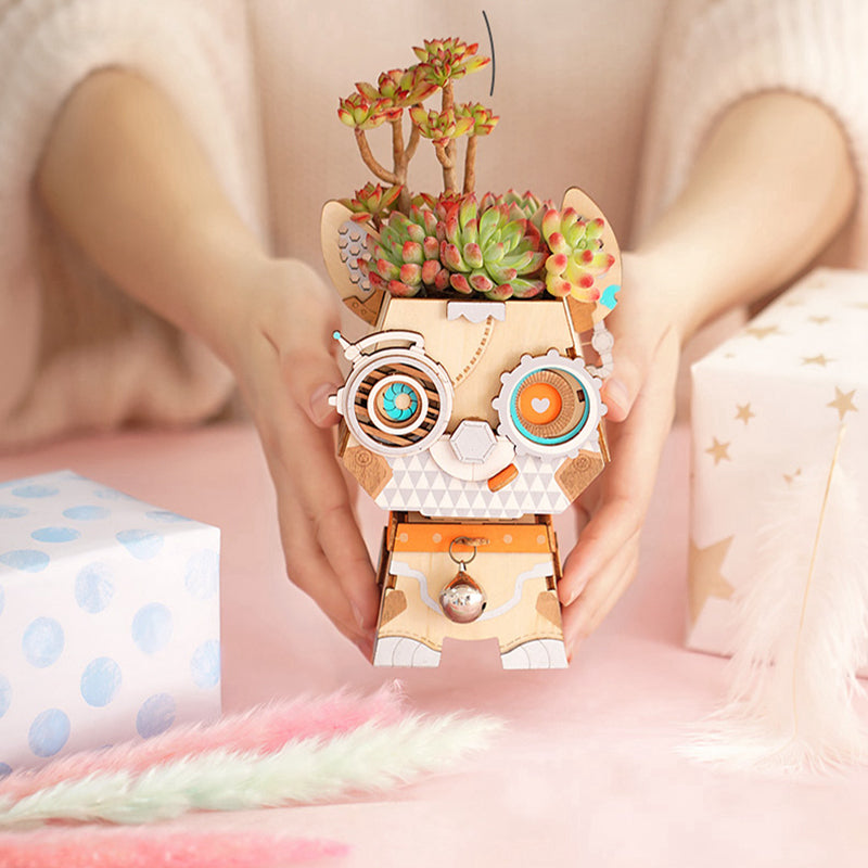 Pot de fleur mignon décor bricolage
