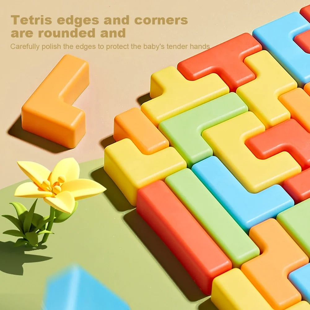 3D Tetris Shape of a space rocket