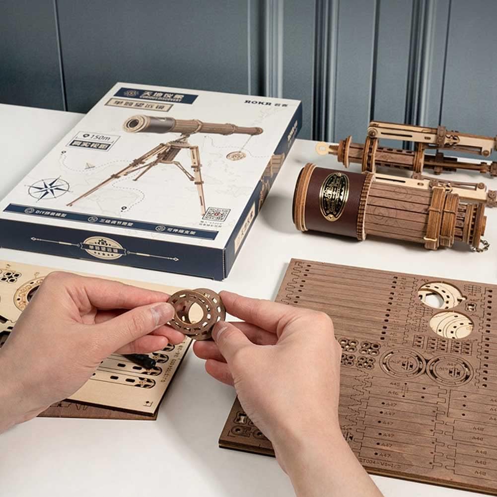 Wooden monotube telescope Diy