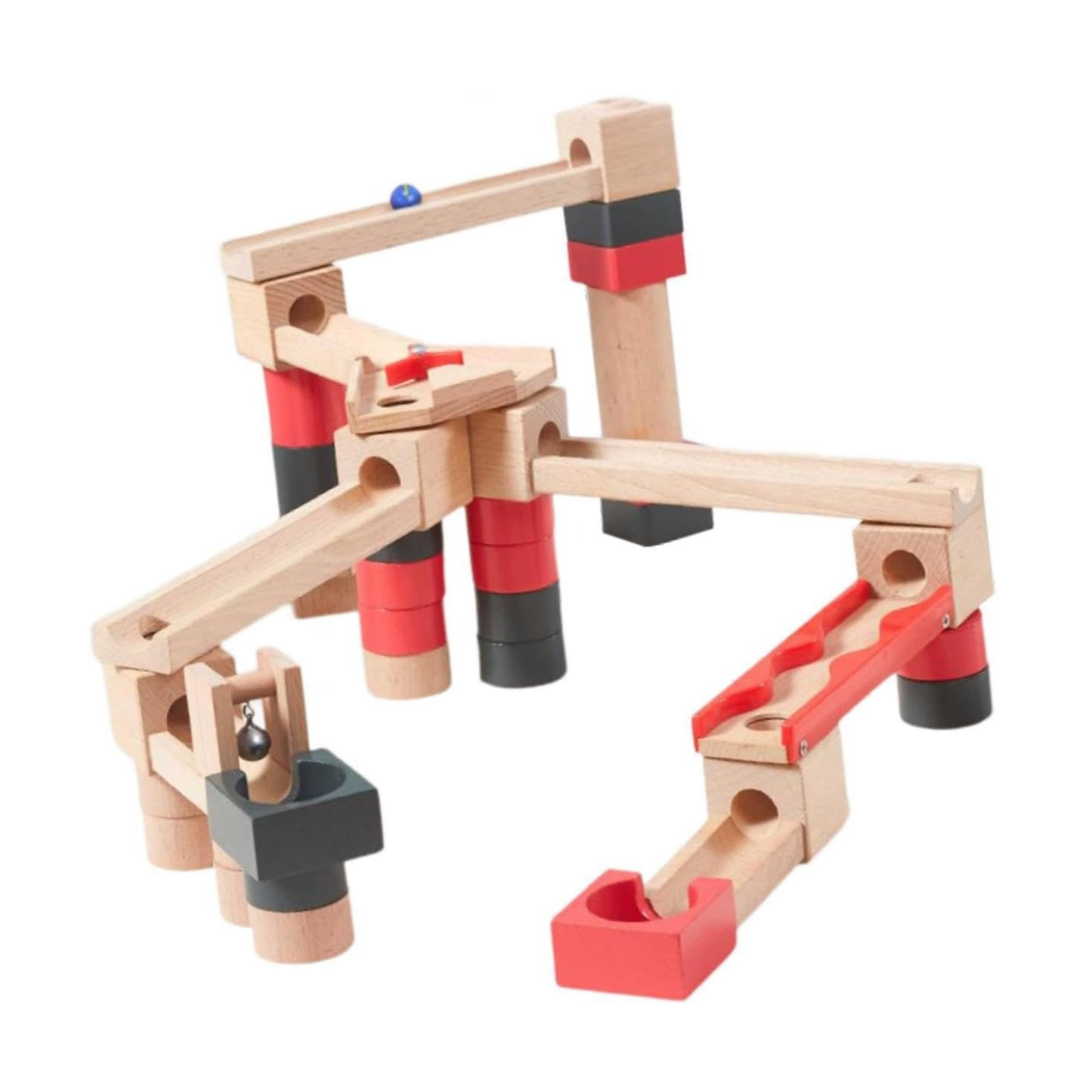 Wooden Marble Run