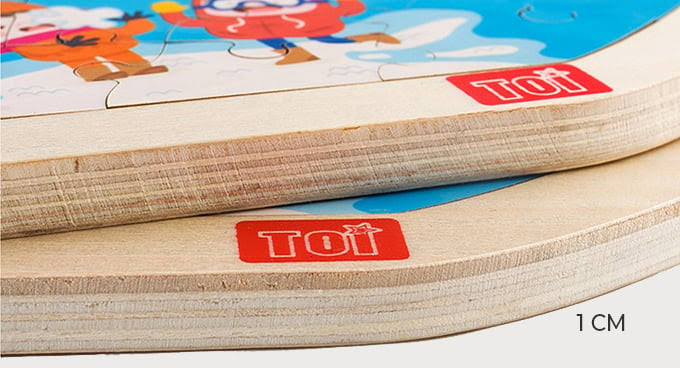 World Map Wooden Puzzle