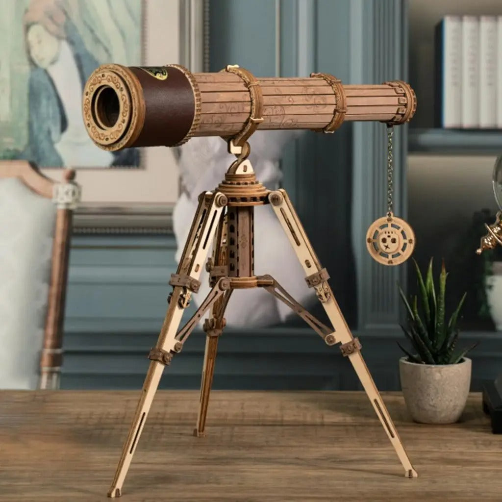 Télescope monotube en bois DIY