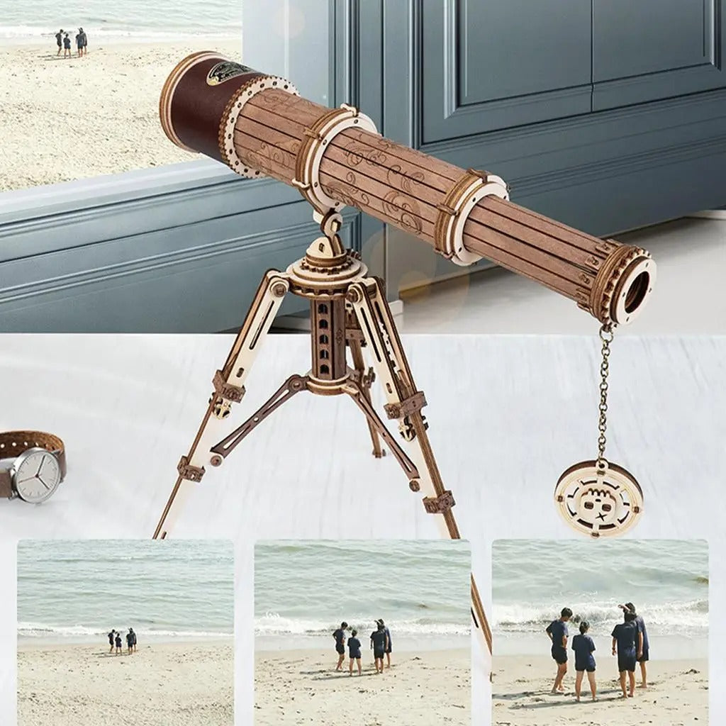 Télescope monotube en bois DIY