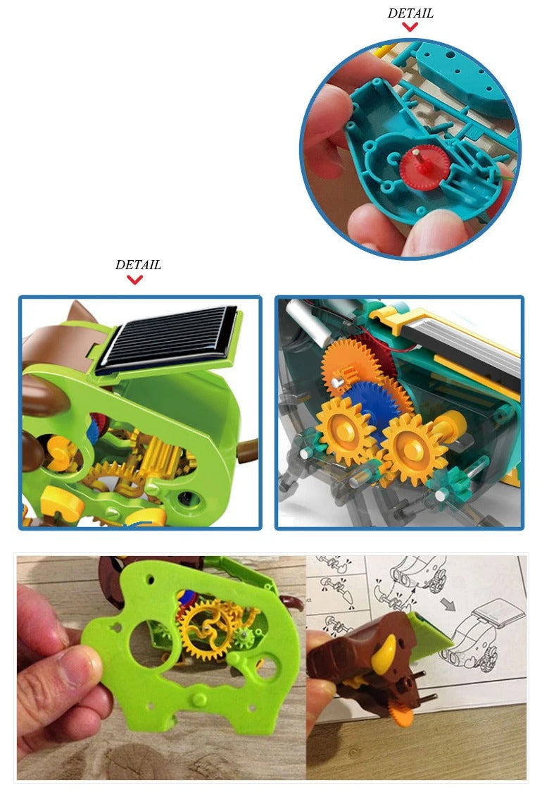 DIY smart solar toys robot