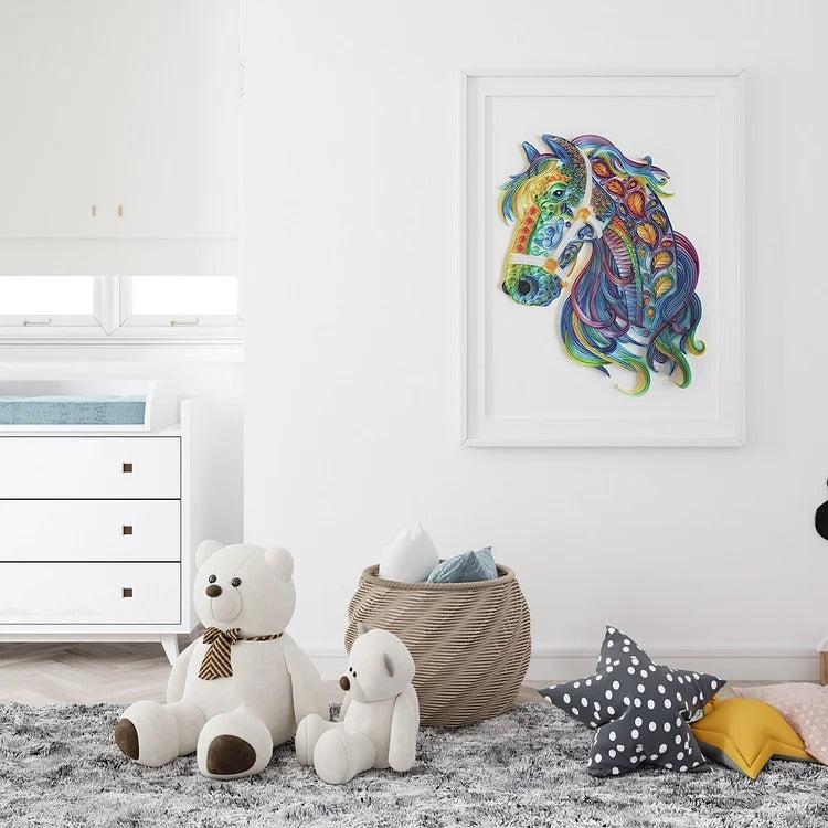 Papiersymphoniepferd