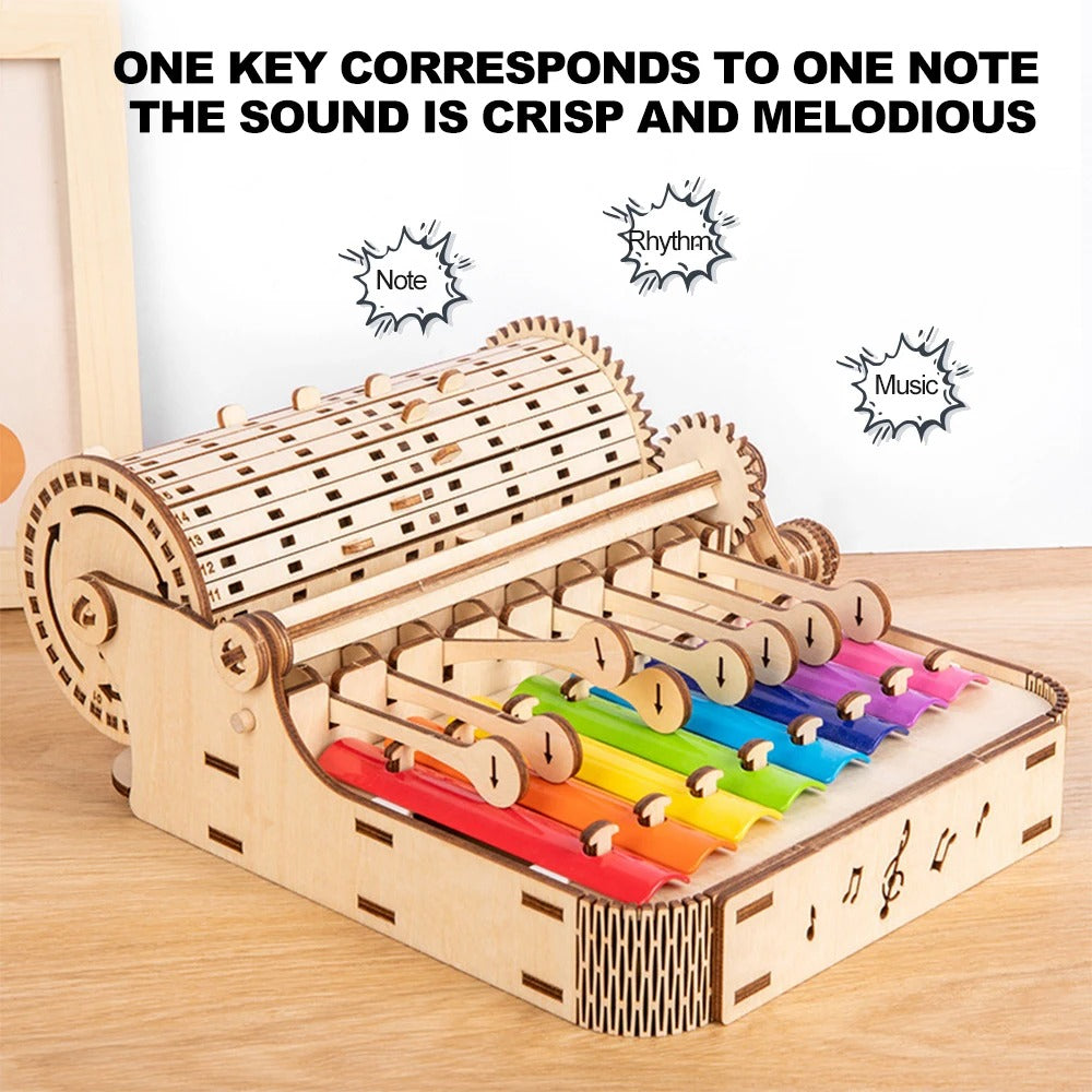 Xylophone de piano bricolage en bois