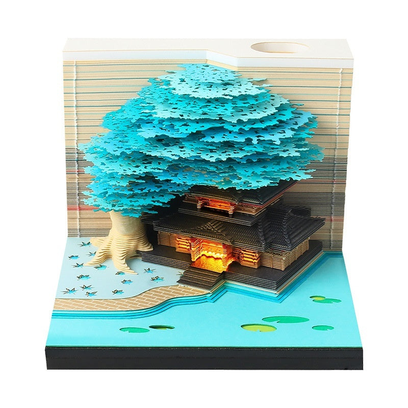 2026 Paper Carving Calendar Creative Desktop Decorative Ornaments