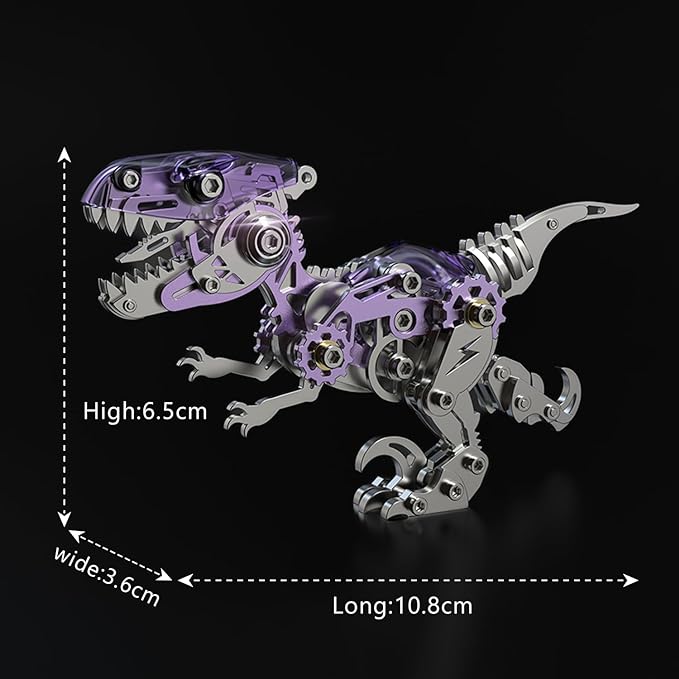 3D Dinosaur Metal DIY