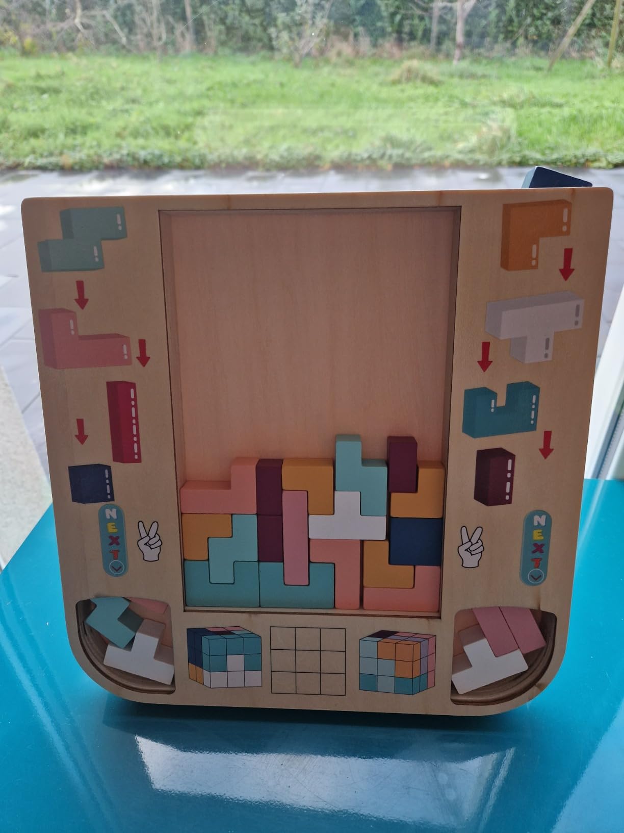 TeTris Wooden Russian Blocks