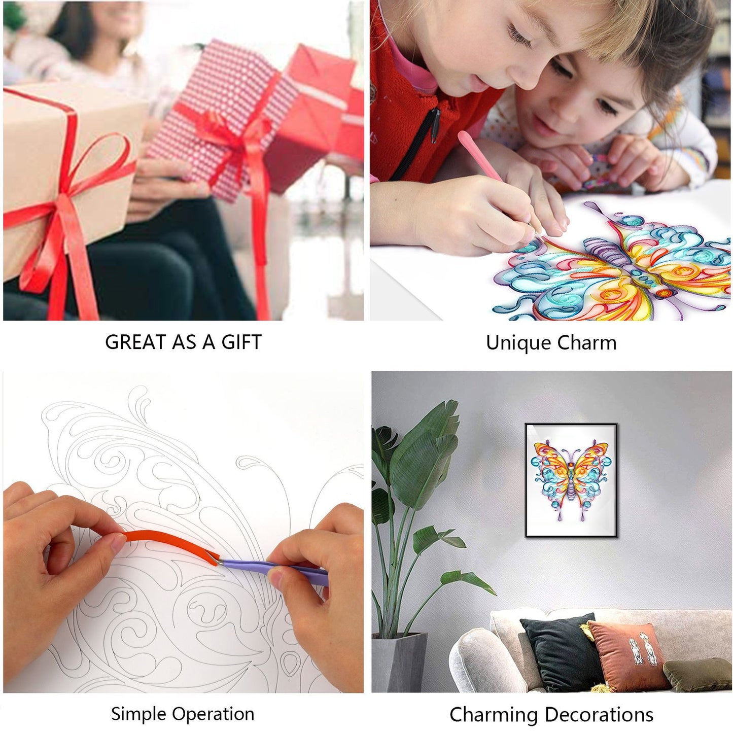 Butterfly Quilling Creativity