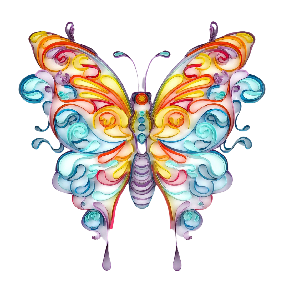 Butterfly Quilling Creativity