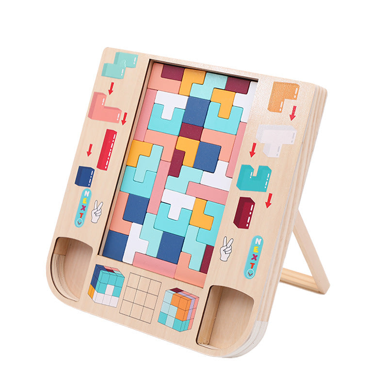 TeTris Wooden Russian Blocks