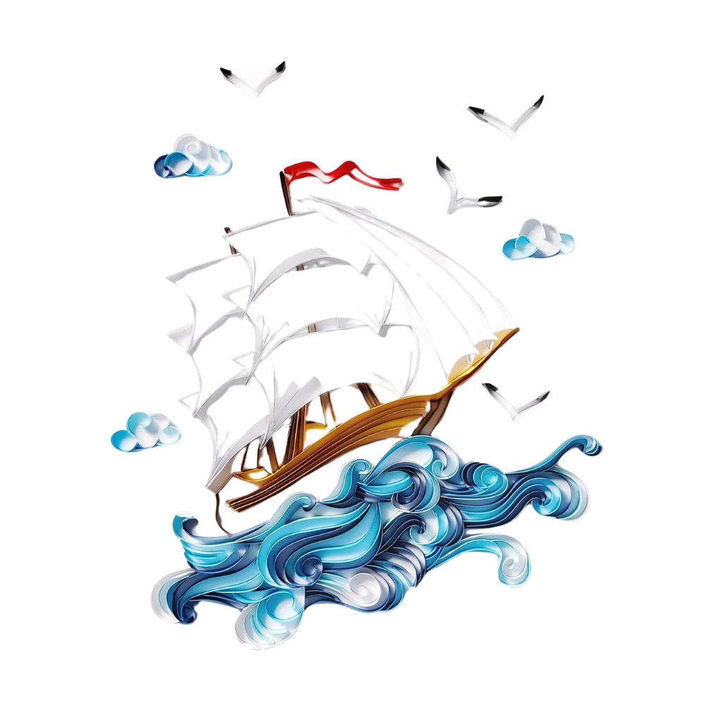 QuillWaves Boat