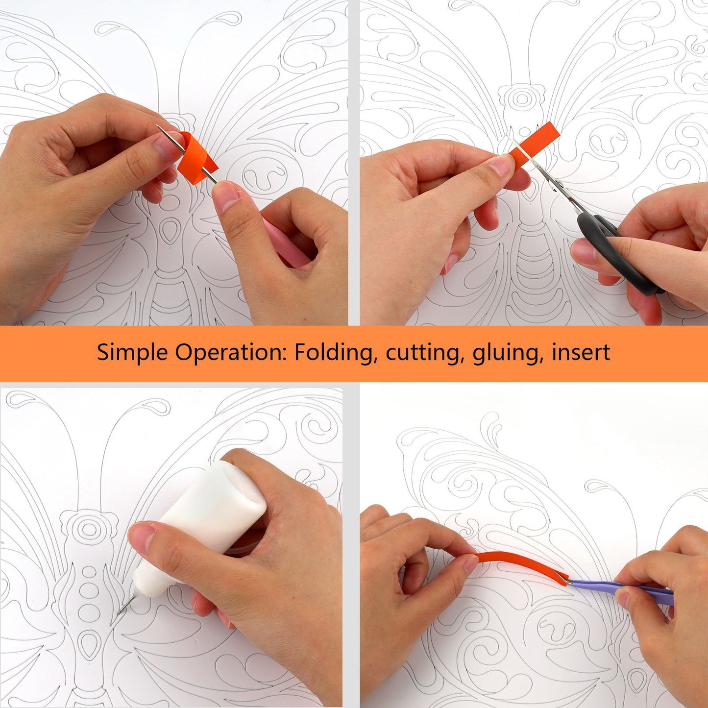 Butterfly Quilling Creativity