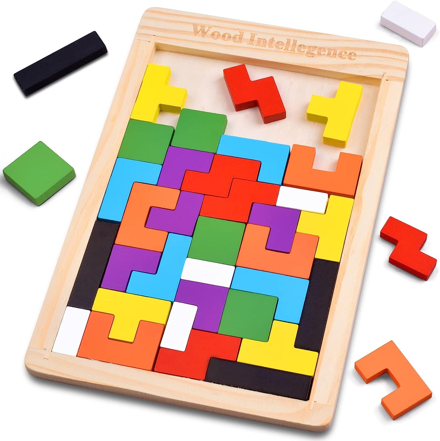 TeTris Jigsaw board wooden