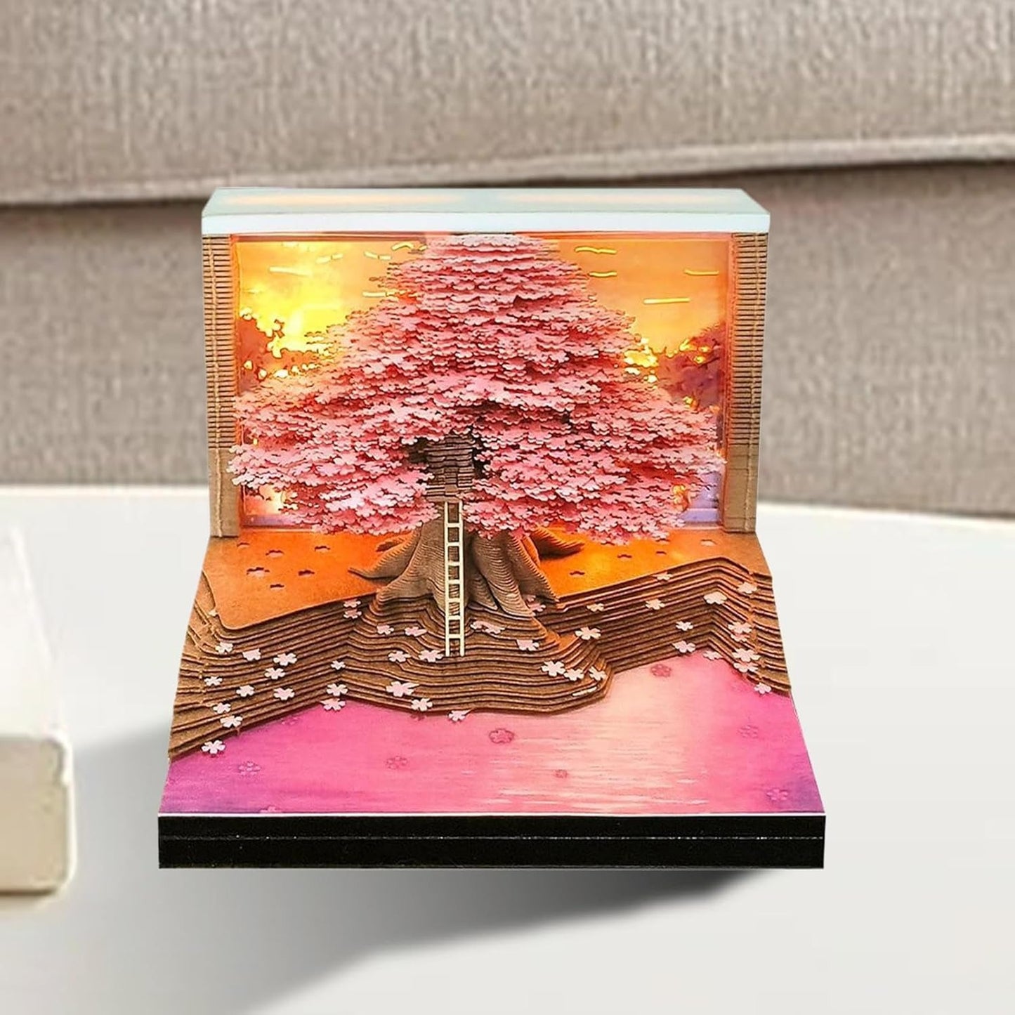 3D Memo Pad: cherry tree