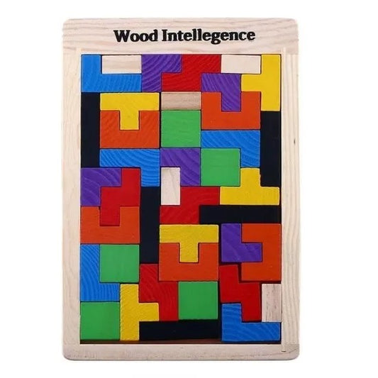TeTris Jigsaw board wooden